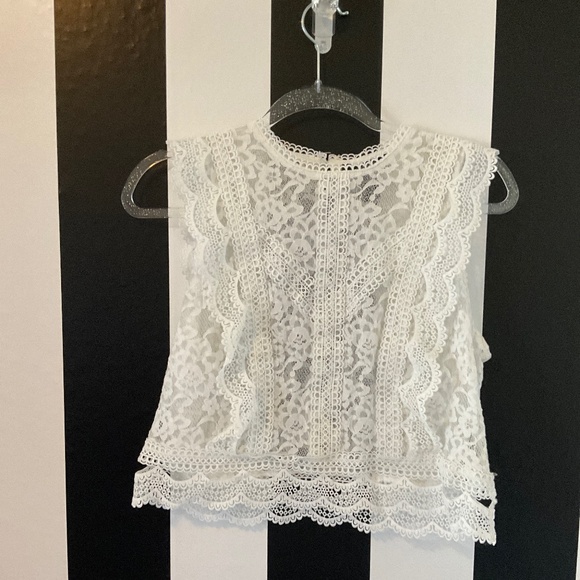 Forever 21 Tops - Sheer Lace F21 Top